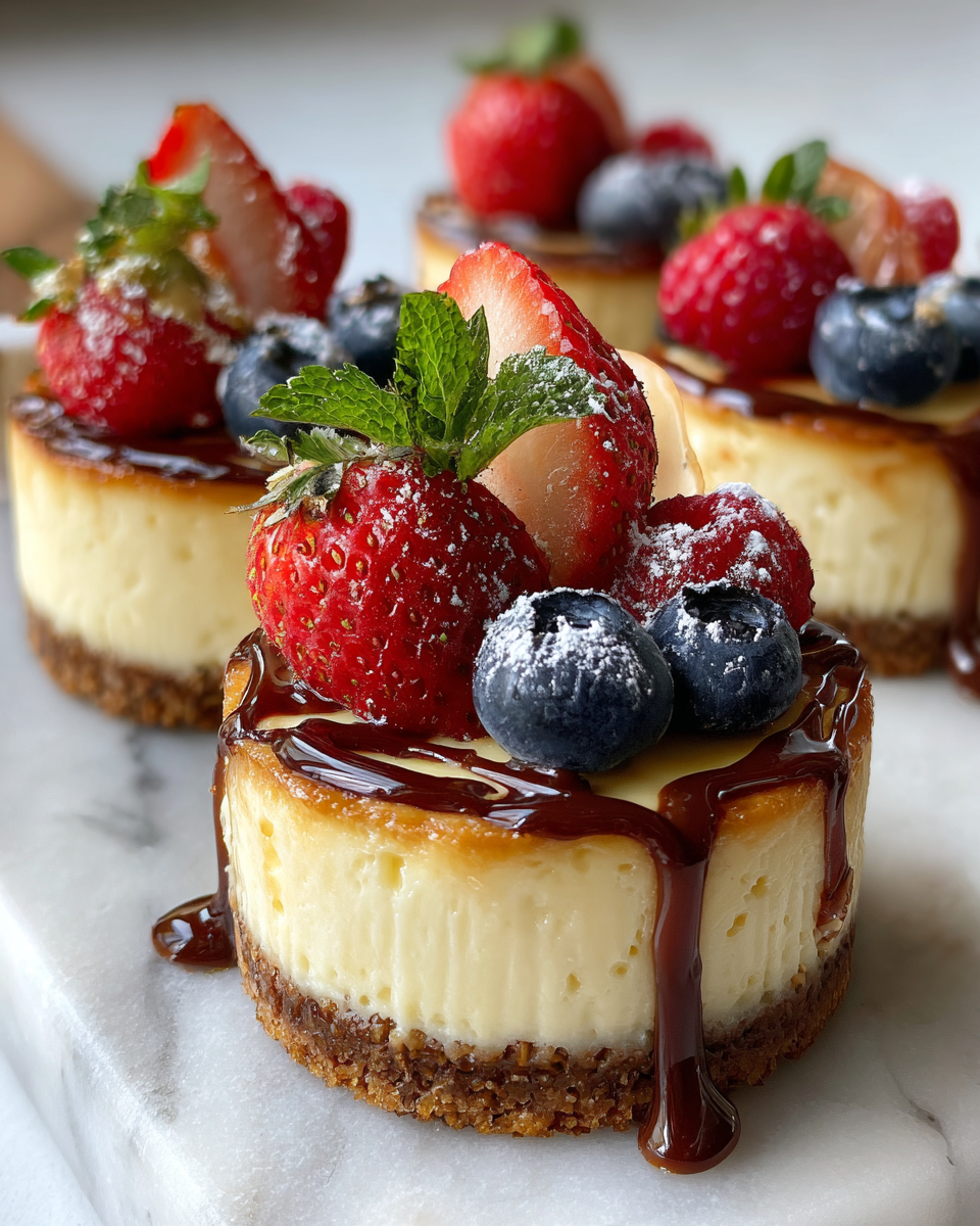 Final dish - Whimsical Gnome Mini Cheesecakes That Steal the Show