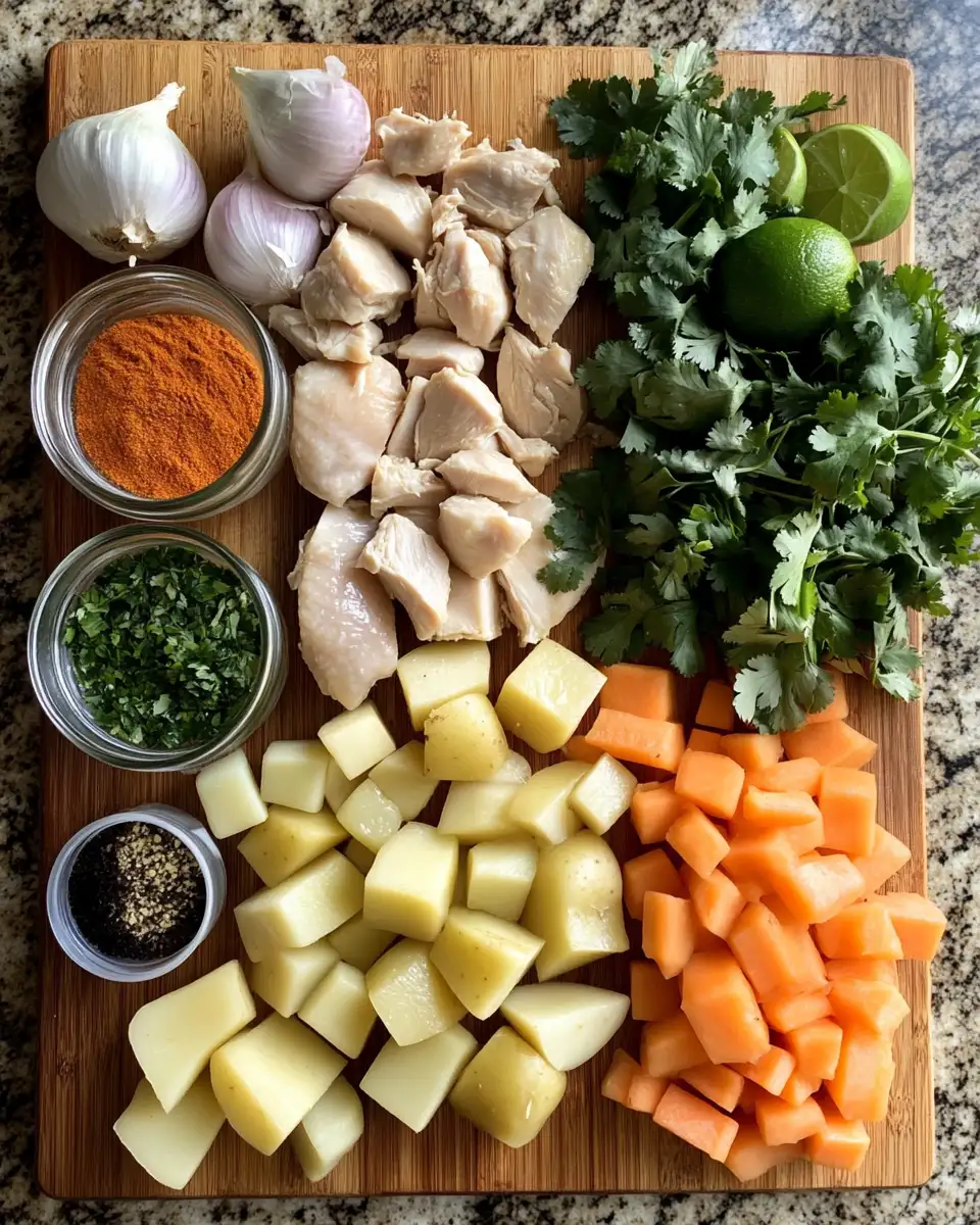 Ingredients for Spice Up Your Dinner with the Ultimate Green Chile Chicken Stew