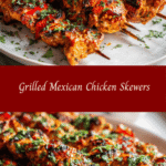 Savor the Flavor of Grilled Mexican Chicken Skewers