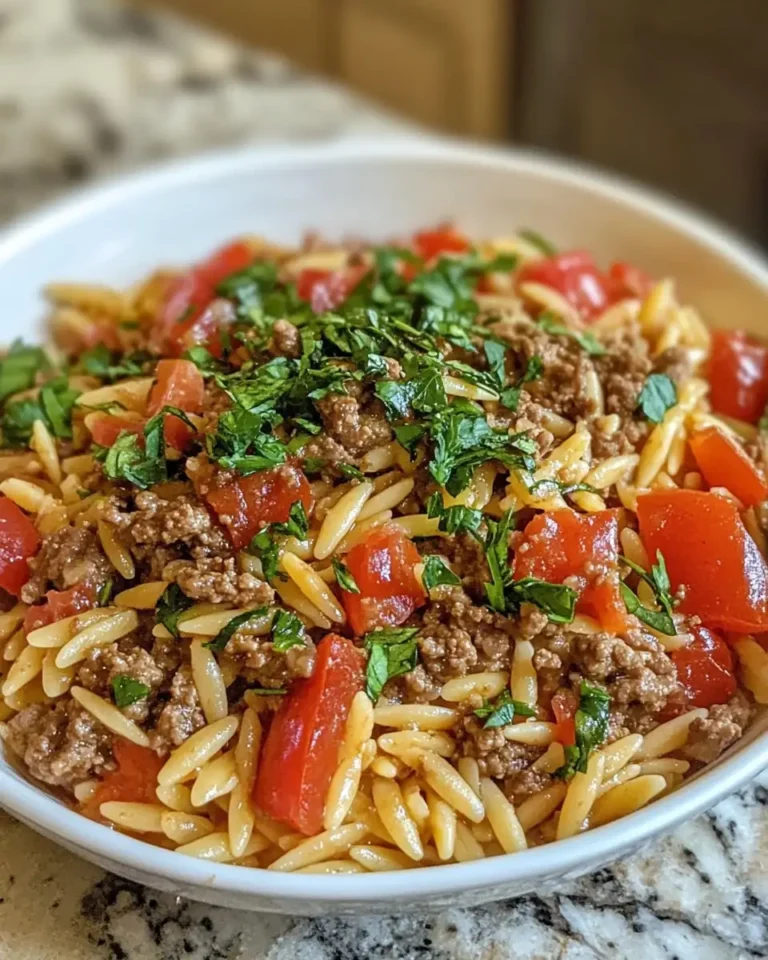 Savor the Flavor: Quick and Easy Ground Beef Orzo Delight - Featured Image