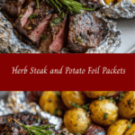 Mouthwatering Herb Steak and Potato Foil Packets for Easy Grilling