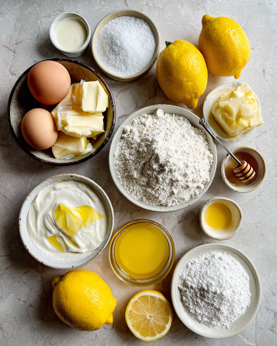 Ingredients for Irresistible Homemade Copycat Lemon Loaf Recipe You Have to Try