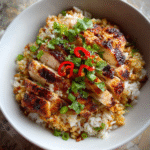 Final dish - Sweet and Zesty Honey Lime Chicken and Rice Bowls to Brighten Your Dinner