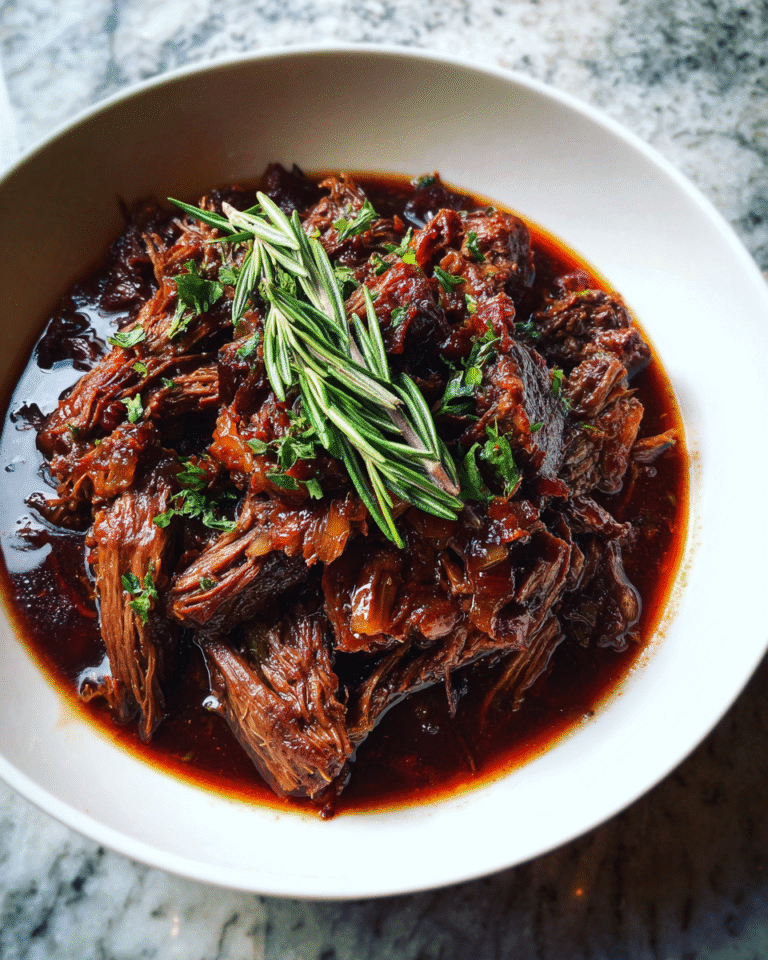 Slow-Cooked Italian Beef Braised in Barolo for Rich and Robust Flavors - Featured Image