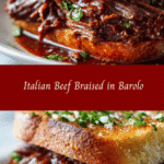 Slow-Cooked Italian Beef Braised in Barolo for Rich and Robust Flavors