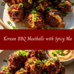 Irresistible Korean BBQ Meatballs with Spicy Mayo Dip Recipe