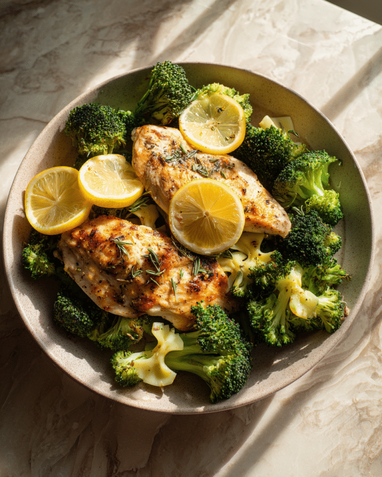 Zesty Lemon Bowtie Chicken with Broccoli That Will Brighten Your Dinner - Featured Image