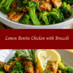 Zesty Lemon Bowtie Chicken with Broccoli That Will Brighten Your Dinner