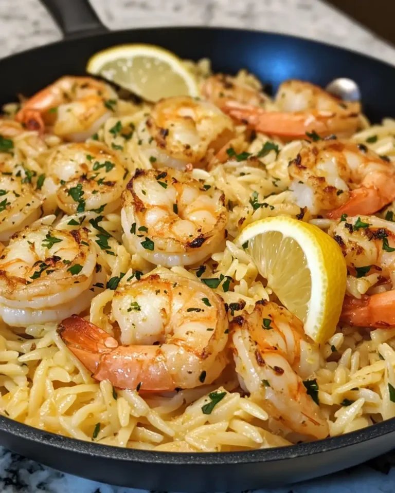 Zesty Flavors Unite: Discover the Ultimate Lemon Garlic Shrimp Orzo Skillet - Featured Image