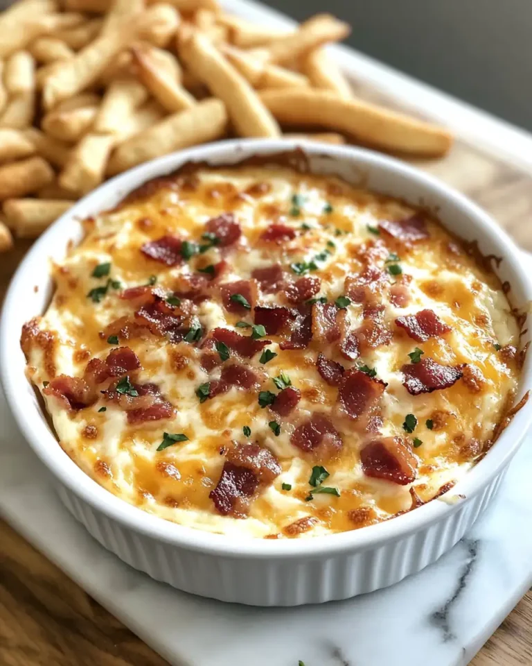 Indulge in Flavor Bliss with Maple Bourbon Bacon Cheddar Dip - Featured Image