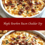 Maple Bourbon Bacon Cheddar Dip 🥓🍁