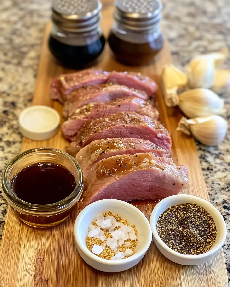 Savory Sensation: Maple Dijon Glazed Pork Tenderloin Delight 4 Ingredients for Savory Sensation: Maple Dijon Glazed Pork Tenderloin Delight