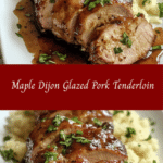 Maple Dijon Glazed Pork Tenderloin 🍁🥩