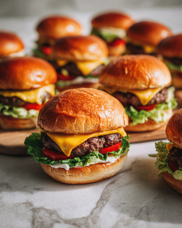 Mini Big Mac Cheeseburgers The Ultimate Bite-Sized Burger Experience - Featured Image