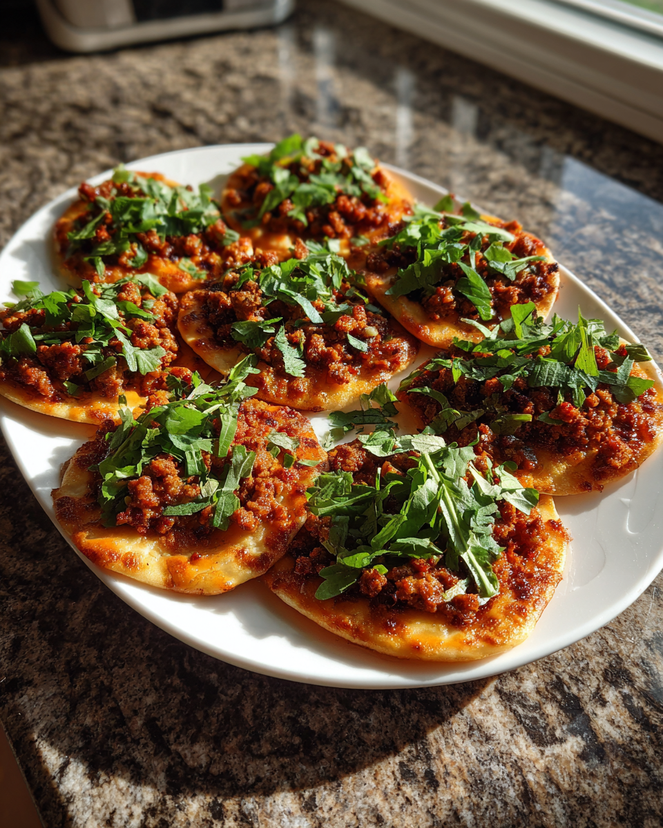 Final dish - Irresistible Mini Lahmacun Bites Perfect for Every Snack Time