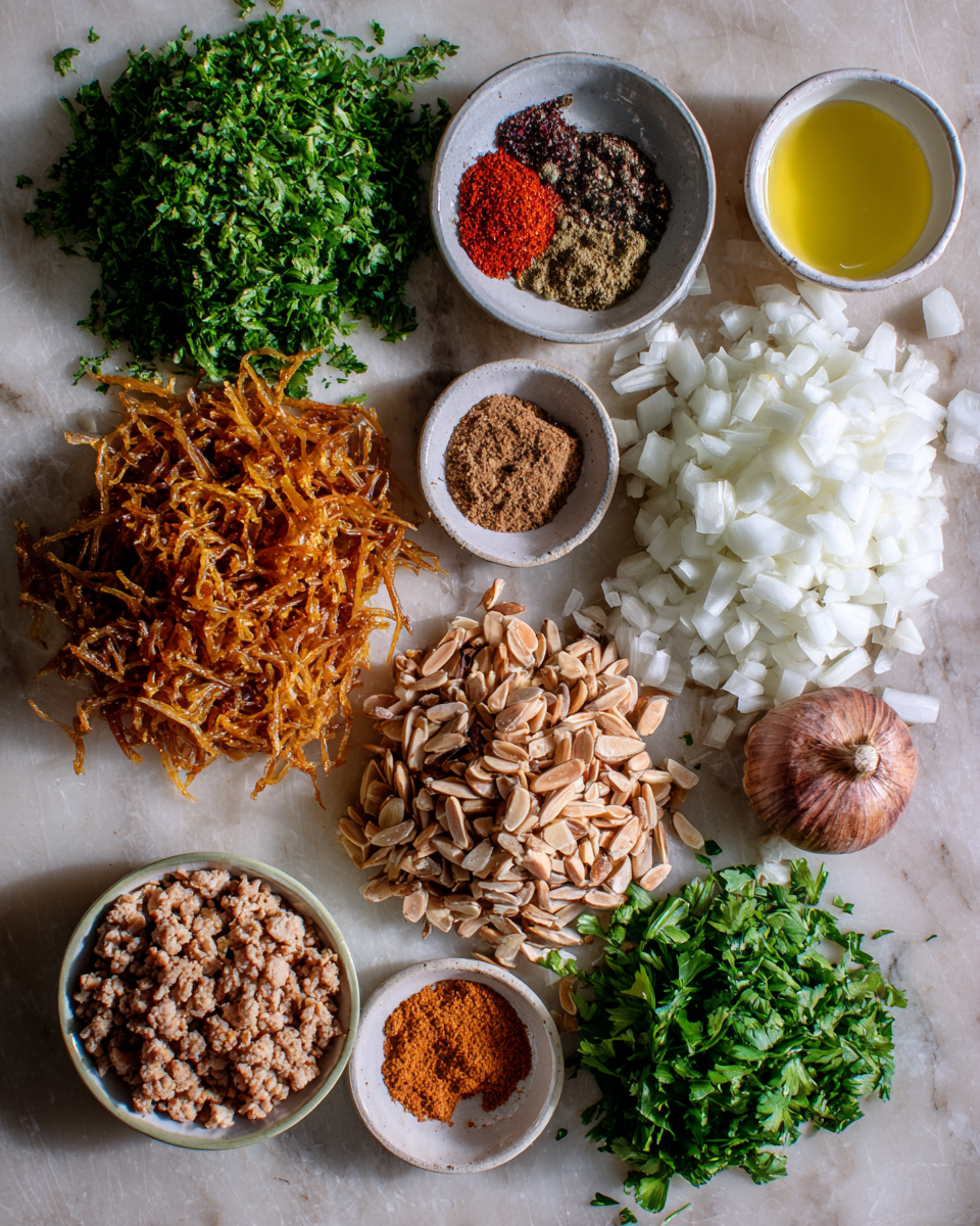Ingredients for Irresistible Moroccan Spiced Chicken Briouats That Will Transport Your Taste Buds