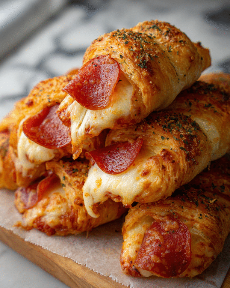 Irresistible Mozzarella Pepperoni Croissant Rolls You Need to Try - Featured Image