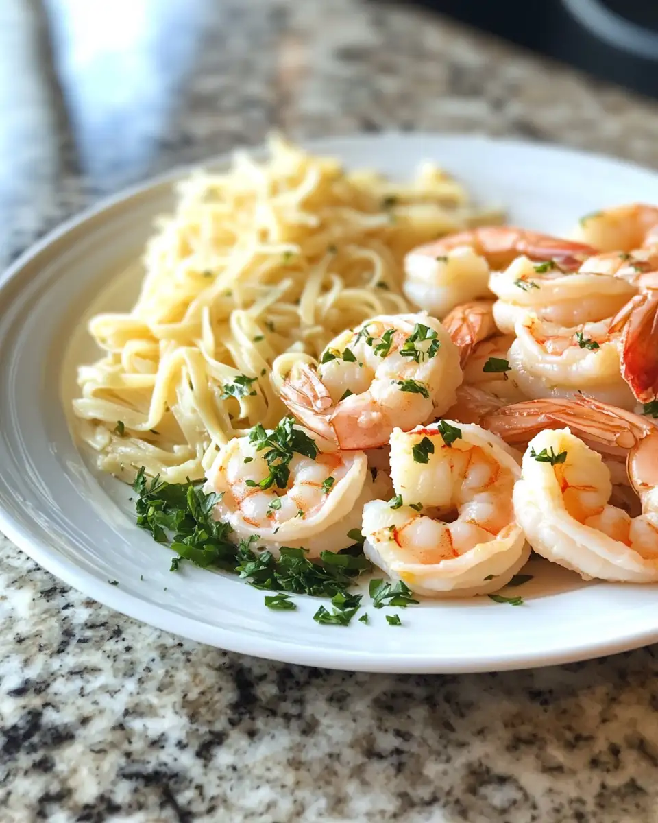 Ingredients for Effortless Gourmet: One Pan Shrimp Scampi Delight