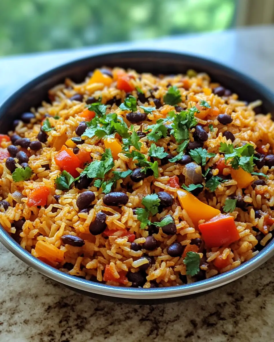 Savor the Flavor: One-Pan Taco Rice with Black Beans Delight 6 Final dish - Savor the Flavor: One-Pan Taco Rice with Black Beans Delight