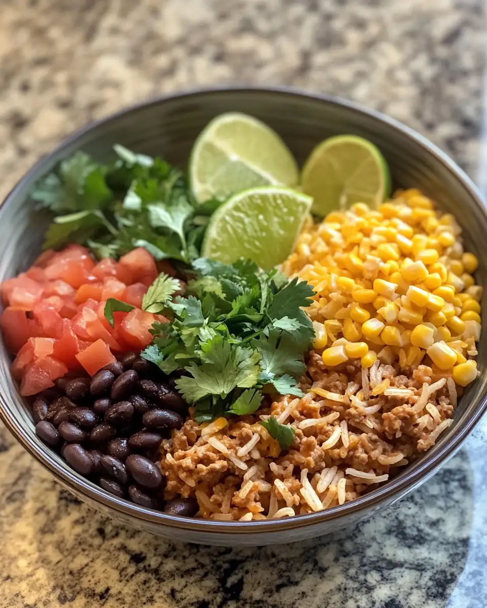 Savor the Flavor: One-Pan Taco Rice with Black Beans Delight 4 Ingredients for Savor the Flavor: One-Pan Taco Rice with Black Beans Delight