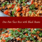 One-Pan Taco Rice with Black Beans 🌮🍚