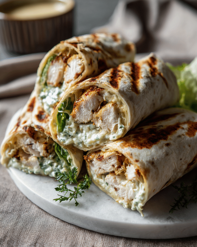 Ooey-Gooey Cheesy Garlic Chicken Wraps That Will Melt Your Heart - Featured Image