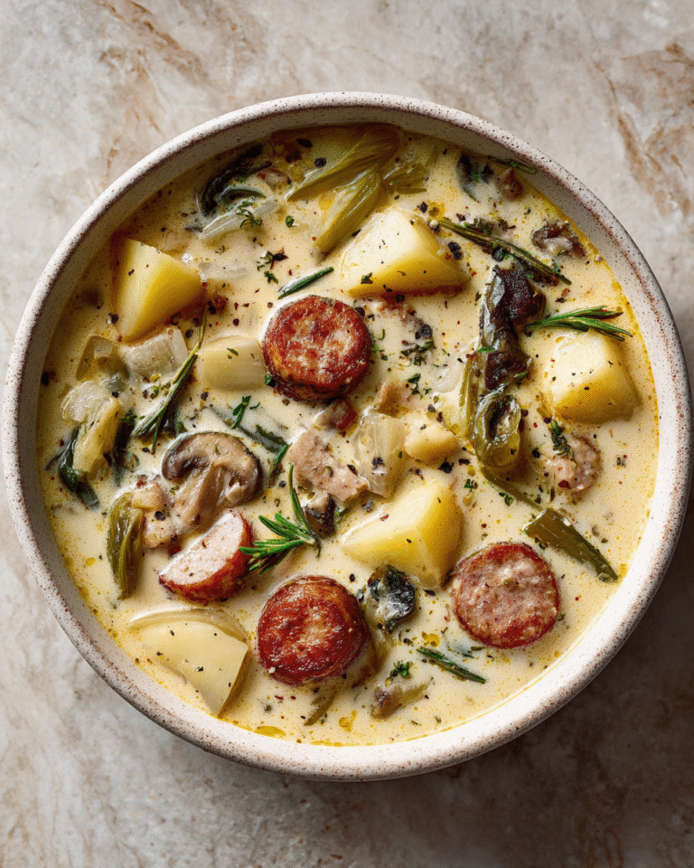 Hearty and Delicious Potato Sausage Chowder Recipe to Warm Your Soul - Featured Image