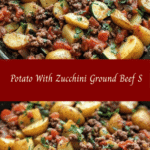 Savory Potato Zucchini Beef Skillet 🥔🥒