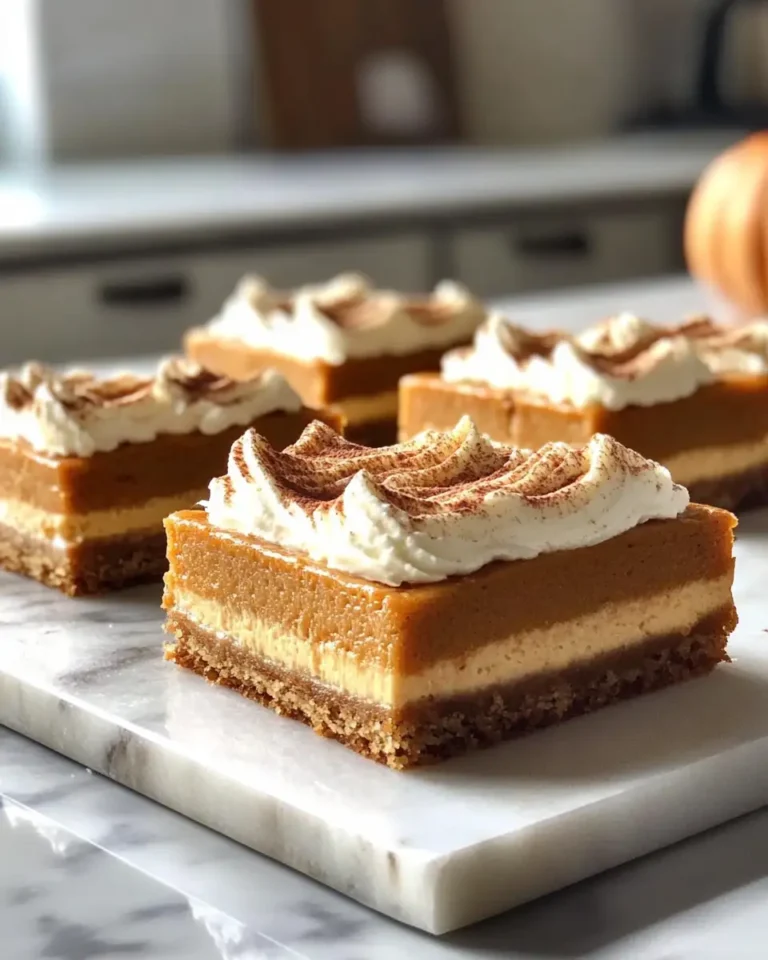 Irresistibly Autumn: Pumpkin Spice Cream Cheese Bars Delight - Featured Image