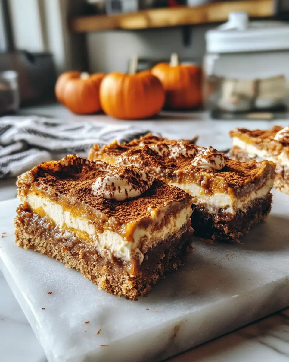 Final dish - Irresistibly Autumn: Pumpkin Spice Cream Cheese Bars Delight