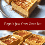 Pumpkin Spice Cream Cheese Bars 🎃🧀