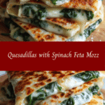 Mouthwatering Quesadillas with Spinach Feta and Mozzarella Magic