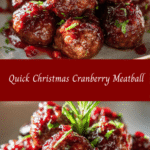 Quick Christmas Cranberry Meatballs That Will Wow Your Holiday Guests