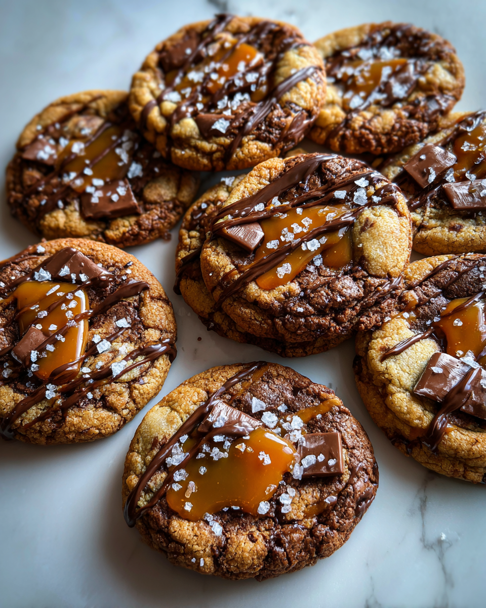 Final dish - Irresistible Salted Caramel Chocolate Cookie Recipe You Need to Try