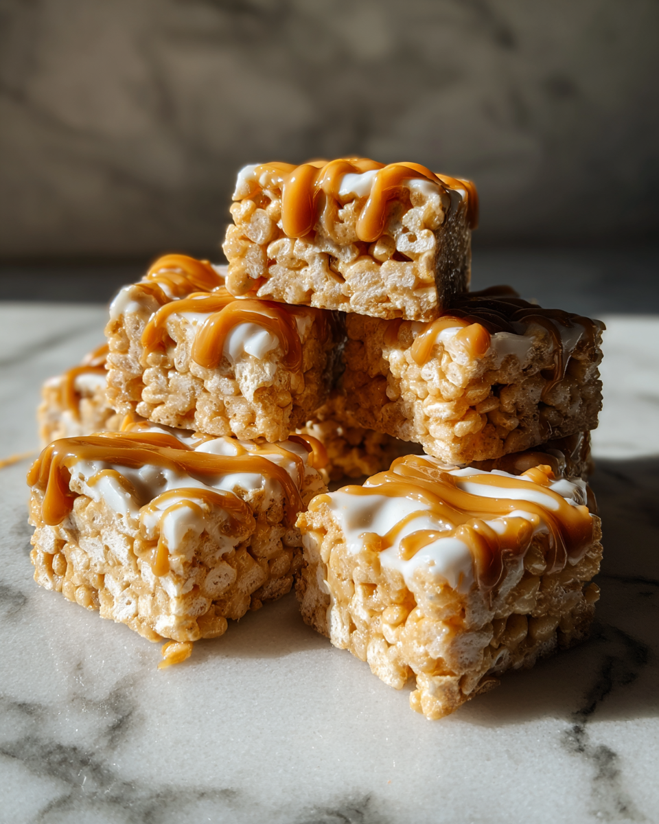 Final dish - Irresistible Salted Caramel Rice Krispie Treats You Have to Try