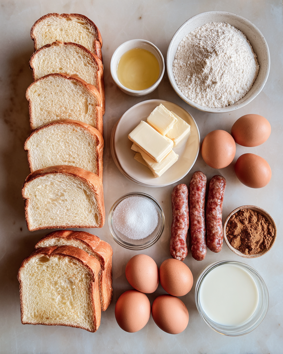 Ingredients for Sausage French Toast Recipe That Will Transform Your Breakfast Game
