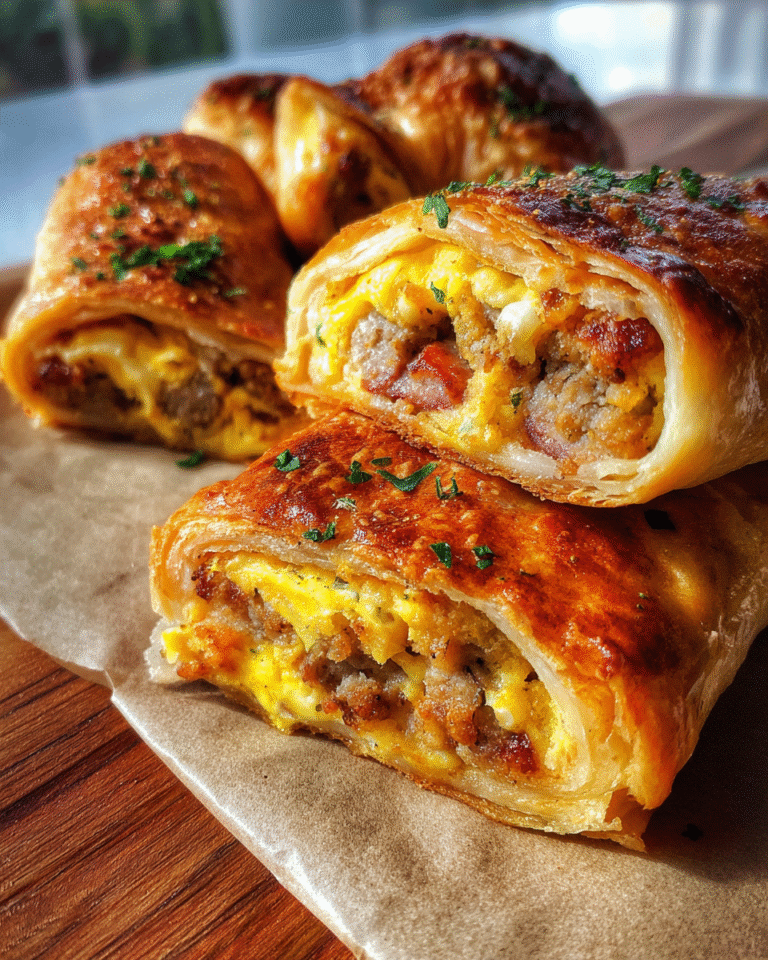 Sausage Egg and Cheese Breakfast Roll-Ups That Will Start Your Morning Right - Featured Image