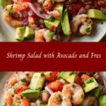 Fresh and Flavorful Shrimp Salad with Avocado and Zesty Fresh Salsa