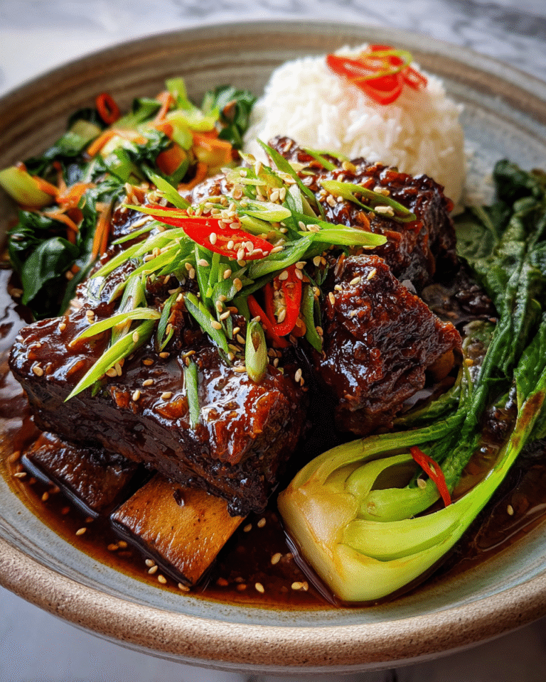 Melt-in-Your-Mouth Slow Roast Asian Beef Short Rib Recipe - Featured Image