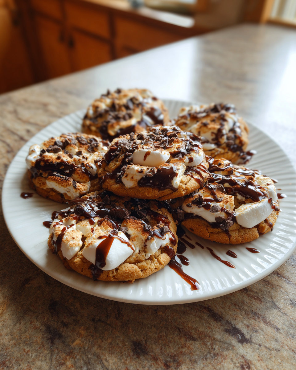 Final dish - Irresistible Smores Cookies Recipe That Will Delight Your Sweet Tooth