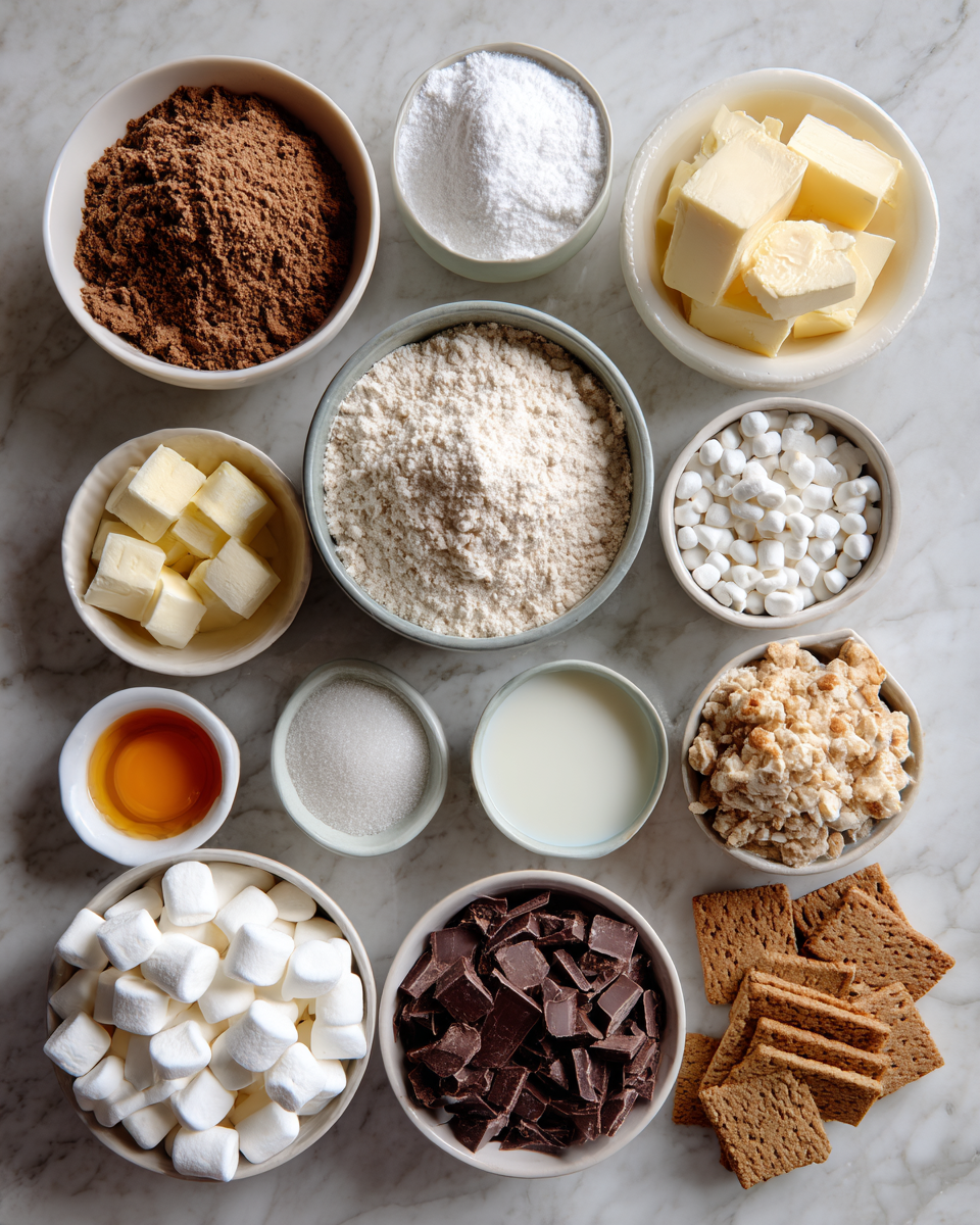 Ingredients for Irresistible Smores Cookies Recipe That Will Delight Your Sweet Tooth