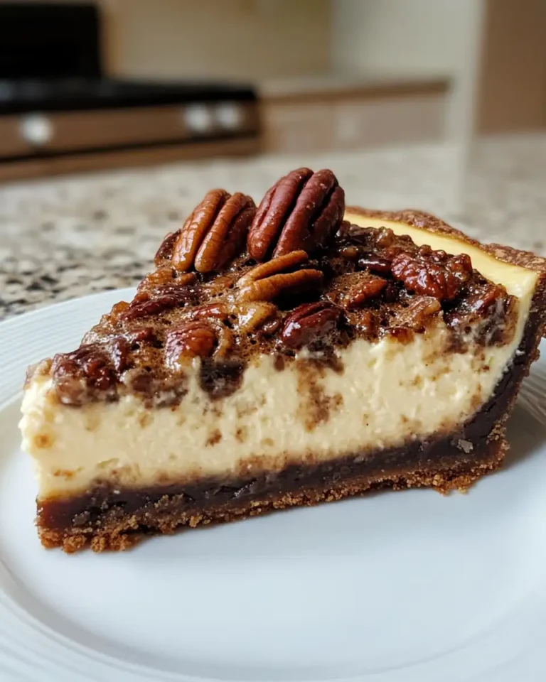 Decadent Southern Pecan Pie Cheesecake Delight - Featured Image