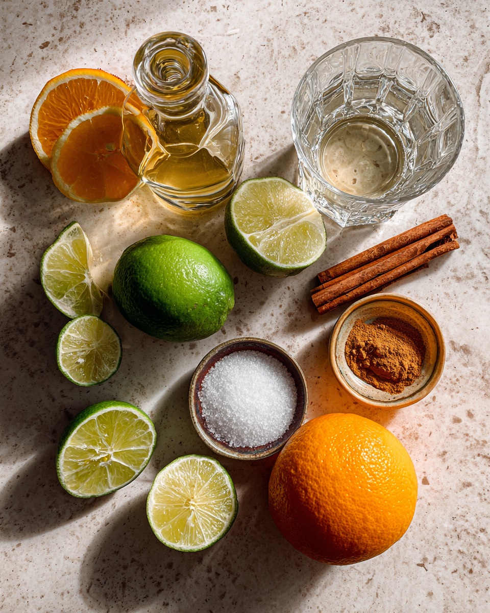 Ingredients for Warm Up Your Holidays with a Spiced Christmas Margarita Recipe