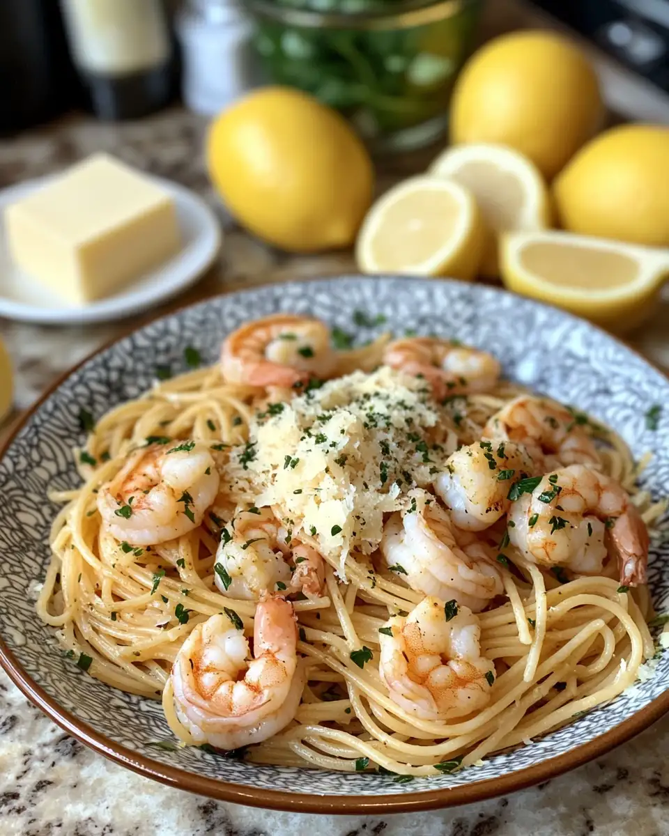 Ingredients for Savor the Heat: Spicy Garlic Butter Parmesan Shrimp Pasta Delight