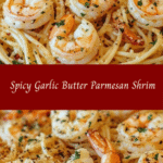 Spicy Garlic Butter Parmesan Shrimp Pasta 🍤🔥