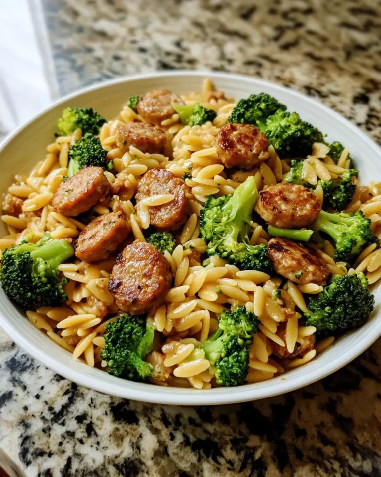 Sizzle and Spice: Transform Your Dinner with Spicy Sausage and Broccoli Orzo - Featured Image