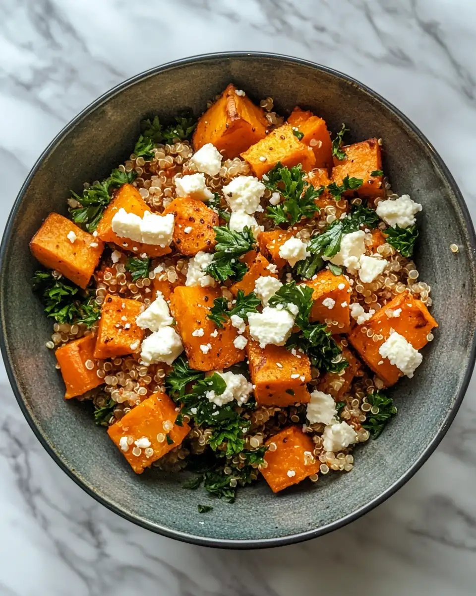 Final dish - Sweet Potato Feta Quinoa Bowls: A Flavorful Fusion of Comfort and Nutrition