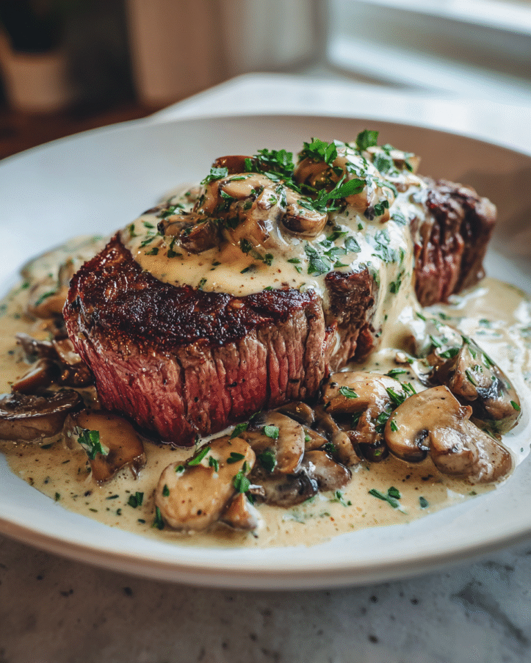 Tender Steak Paired with Rich Garlic Cream Sauce for the Ultimate Flavor Experience - Featured Image