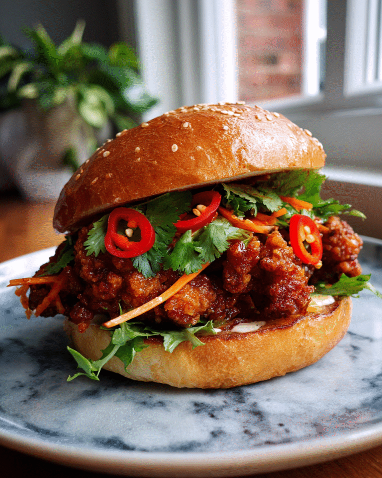 Crispy Thai Fried Chicken Sandwich That Will Blow Your Mind - Featured Image
