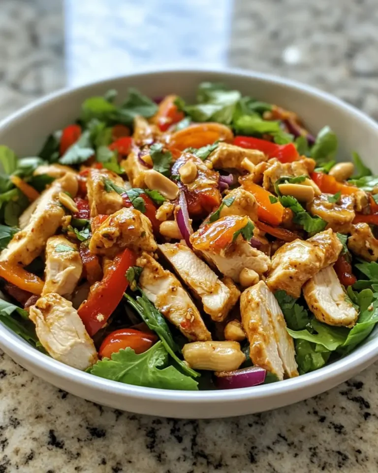 Zesty Thai Peanut Chicken Salad: A Flavorful Fusion Adventure - Featured Image